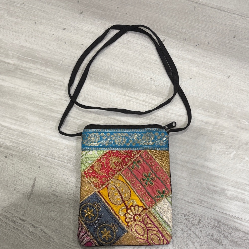 Colorful Patchwork Crossbody Bag